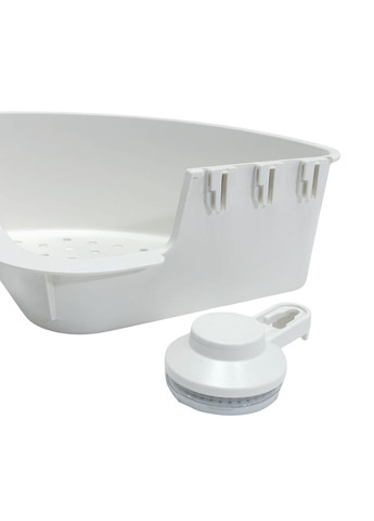 Угловая полка для ванной на присосках IKEA TISKEN (322844055)