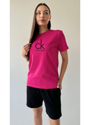 Женская футболка розовая No Brand - (368765962)