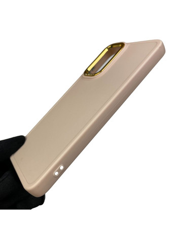 Чехол для Redmi Note 12S 4G матовый с высокими бортами с микрофиброй на сяоми редми нот 12с пудровый Xiaomi (366021541)