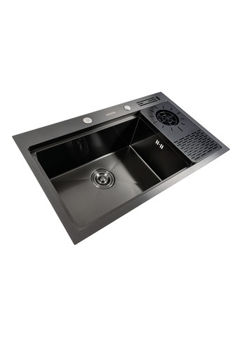 Кухонная мойка черная PVD 78*46 Handmade Platinum (291016270)