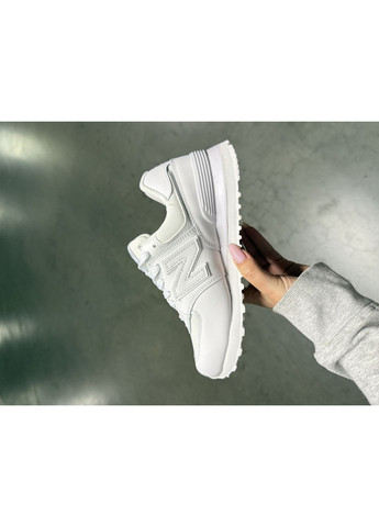 КРОСІВКИ ЖІНОЧІ NEW BALANCE 574 WHITE НЬЮ БЕЛАНС 574 No Brand білі демісезони (368862408)