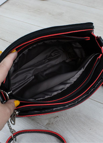 Сумка из натуральной замши и зернистой экокожи Vishnya (319325806)