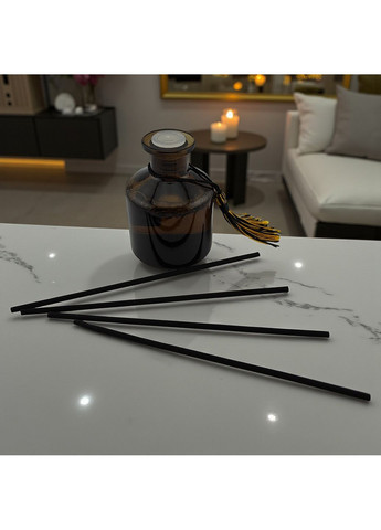 Аромадифузор Гарденія парфум для дому з ефірною олією тростинними паличками натуральний аромат Чорний 160_3_0_14C No Brand (369667774)