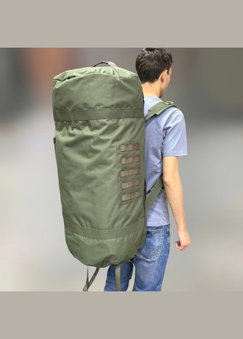 Баул армійський 100 л, Оксфорд 600D, з плечовими ременями, колір Олива,, армійський речмішок WinTac (338625106)