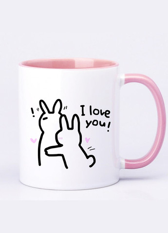 Чашка с принтом "I love you" 330мл ( ) (18705) No Brand (312486890)