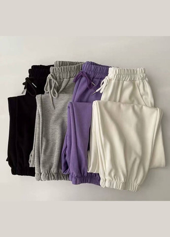 Базові фіолетові джогери з двонитки No Brand 448-2 (347164093)