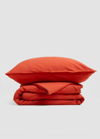 Комплект білизни з вареної бавовни Terra сімейний, Простирадло з резинкою 200х200 Leglo (300370686)