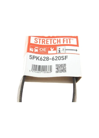 Поликлиновые ремни Micro-V StretchFit (Пр-во ) 5PK628-620SF Gates (360501201)
