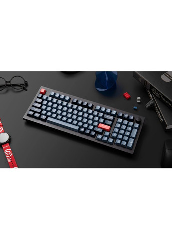 Клавіатура V5 Max Gateron Jupiter Brown Knob Hot-Swap QMK Wireless/Bluetooth/USB-А UA Black (V5M-D3-UA) Keychron (370607572)