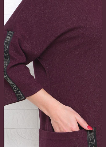 Бордова плаття 14284 Alenka Plus