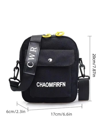 Жіноча маленька сумка-месенджер CHAOMFIRFN чорна No Brand (401915570)