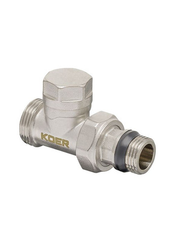 Комплект для подключения радиатора SET-15 - 1/2"x3/4" (прямой) с термоголовкой ЗЗ (KR3180) KOER (322003399)