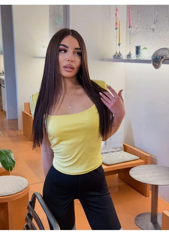 Топ с квадратным вырезом Fashion (393593696)