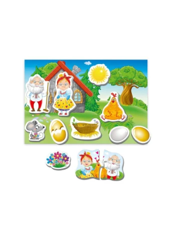 Игра настольная Магнитный театр Курочка Ряба Vladi toys (302947392)