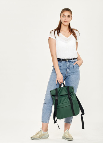 Рюкзак ролл RollTop Milton зелений Sambag (324801496)