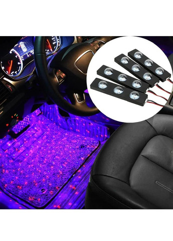 Подсветка в салон автомобиля машины универсальная светодиодная RGB с пультом 133х30х19 мм (476780-Prob) Unbranded (290840525)