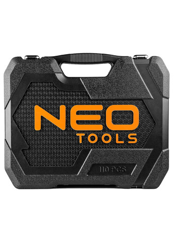Набір інструментів (1/2", 1/4", 110 предметів) торцеві головки з трещіткою (23926) Neo Tools (271960923)