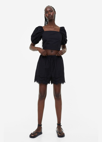 Чёрная блуза H&M