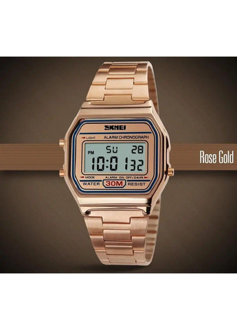 Мужские наручные часы 1123 Popular (Розовое золото) Skmei (313653779)