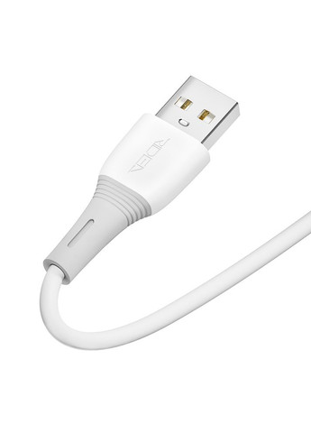 Кабель USB RC-SI35 SiliconePro Type-C 3A Бiлий Ridea (337994115)