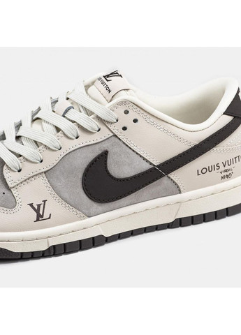 КРОСІВКИ ЖІНОЧІ NIKE SB DUNK LOW X LOUIS VUITTON НАЙК СБ ДАНК No Brand білі демісезони (369387834)