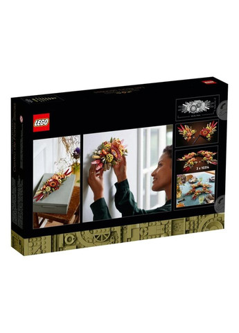 Конструктор Icons Икебана из сухоцветов 812 деталей (10314) Lego (281425458)