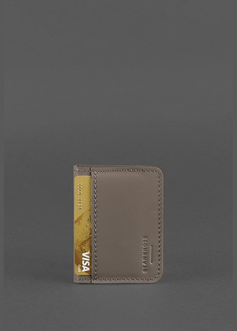 Шкіряна обкладинка для ID-паспорта і водійських прав 4.0 темно-бежева (A-026574) BlankNote (328444951)