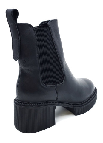 Жіночі черевики на овчині чорні шкіряні FM-18-14 24,5 см (р) Fabio Monelli (268136489)