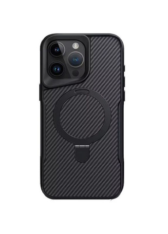 TPU+PC чехол Metal Buttons with MagSafe Carbon Ring для Apple iPhone 16 Pro Max (6.9") Epik (360629414)