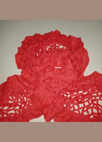 Шарф женский красивый вязаный коралловый аксессуар + подарок No Brand (337359552)