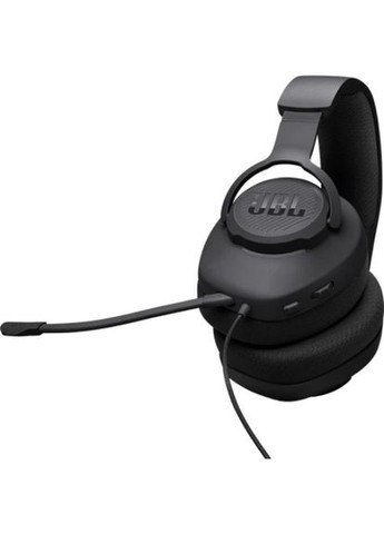 Навушники Quantum 100M2, Black, 3.5 мм, мікрофон, динаміки 40 мм, технологія `QuantumSOUND Signature`, 1.2 м (JBLQTUM100M2BLK) JBL (360394319)