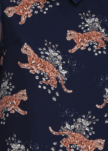 Синее повседневный платье синий Axel