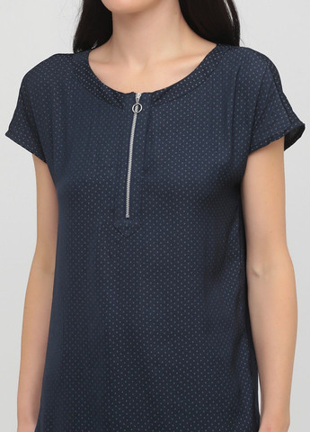 Темно-синя блуза No Brand