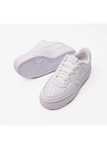 Белые кроссовки court vision alta white dm0113-100 Nike