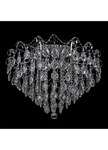 Кришталева люстра, класична з пультом та LED підсвічуванням на 8 лампочок E1136/8+8/CH No Brand (354229705)