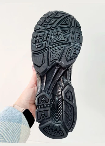 Чорні кросівки зимові чоловічі asics gel-vahaon 15 winter black termo | асікс гель-вахаон 15 чорні термо зимовий No Brand