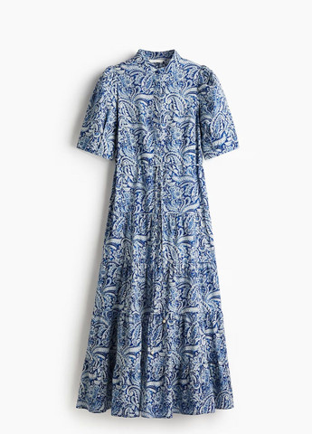 Синя кежуал сукня H&M турецькі огірки