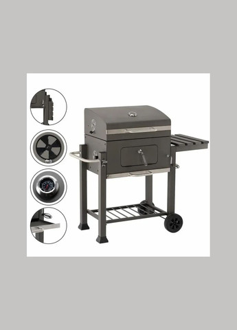 Гриль GardenLine BBQ5320 с крышкой 58х42,5 см No Brand (347311590)