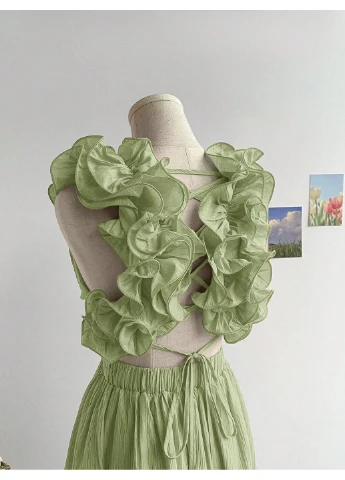 Зелена сукня SHEIN однотонна
