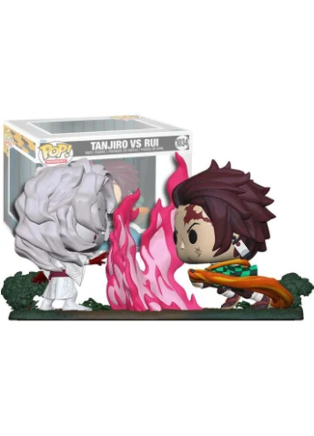 Фігурка Фанко поп Клинок, що знищує демонів Танджиро Руї Pop Demon Slayer Tanjiro vs Rui DS TR 1034 Funko (317258931)