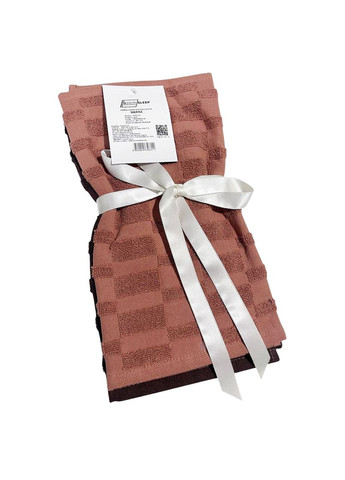 Набор кухонных полотенец 2 шт Siera махровых 30х50 см (2800004746311) SoundSleep коричневый