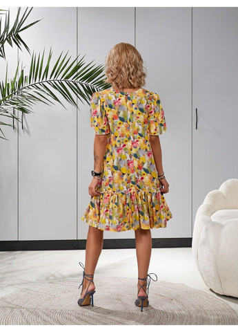 Жовтий сукня 200760/5 DIA COSA