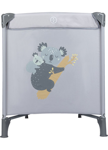 Ліжкоманеж дитяче Travel Love Grey FreeOn (308073032)