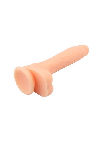 Фаллоимитатор на присоске - Naked Legend Moocher 8" Flesh - Классический фаллоимитатор мошонкой Chisa (335399248)