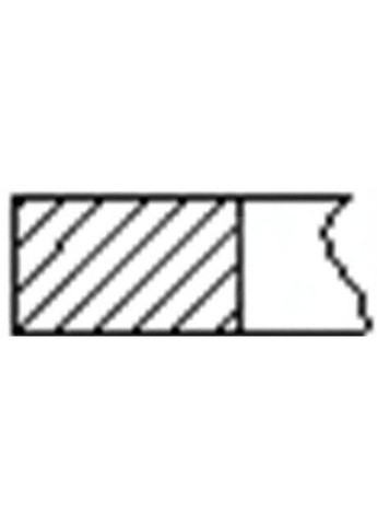 Кільця поршневі (1CYL) OPEL 77.6 (1.2/1.5/2) Z14XE FR10-355700-ua Freccia (368533236)