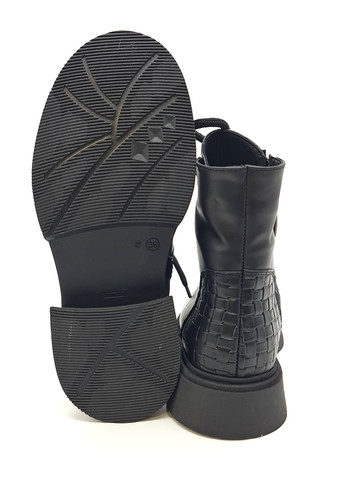 Жіночі черевики зимові чорні шкіряні FS-13-4 25 см (р) Foot Step (259299511)