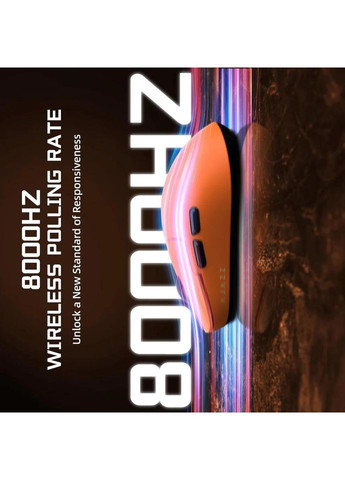 Игровая мышка AJ159 APEX PAW3950 Orange, 8K, 42000DPI, с зарядной станцией Ajazz (370202838)