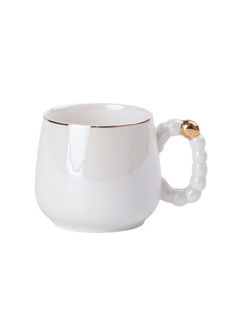 Чайний набір на 6 персон із заварювальним чайником та керамічною підставкою Білий HP-15-7 (A-032911) Yiwu (355889961)