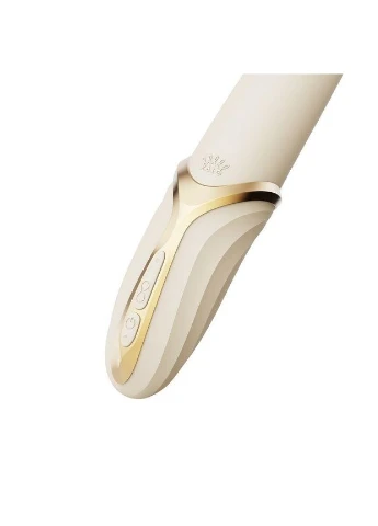 Вибратор с ротацией и подогревом EVE Ivory White (22*2.3см) Zalo (315012529)