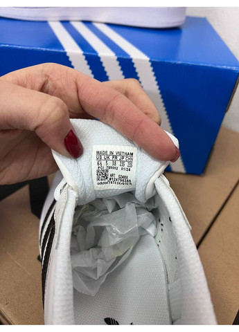 КРОССОВКИ ЖЕНСКИЕ ADIDAS SUPERSTAR WHITE АДИДАС СУПЕРСТАР No Brand белые демисезоны (368869336)